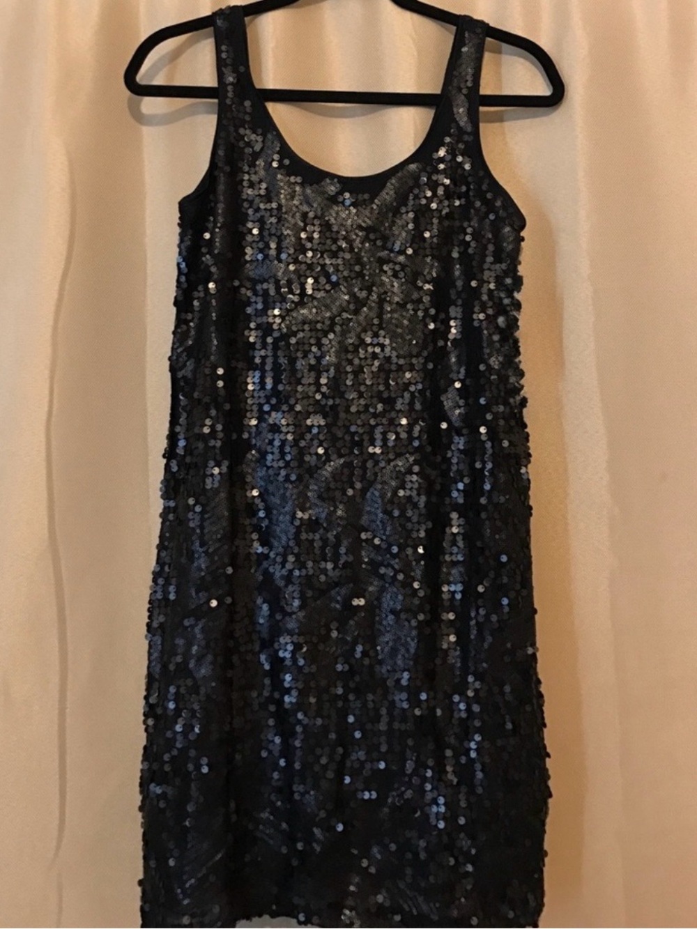 Worthington Black Sequin Tank Dress - 1X